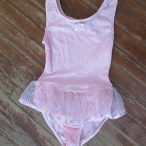 Vintage little girls ballerina leotard tutu 80s